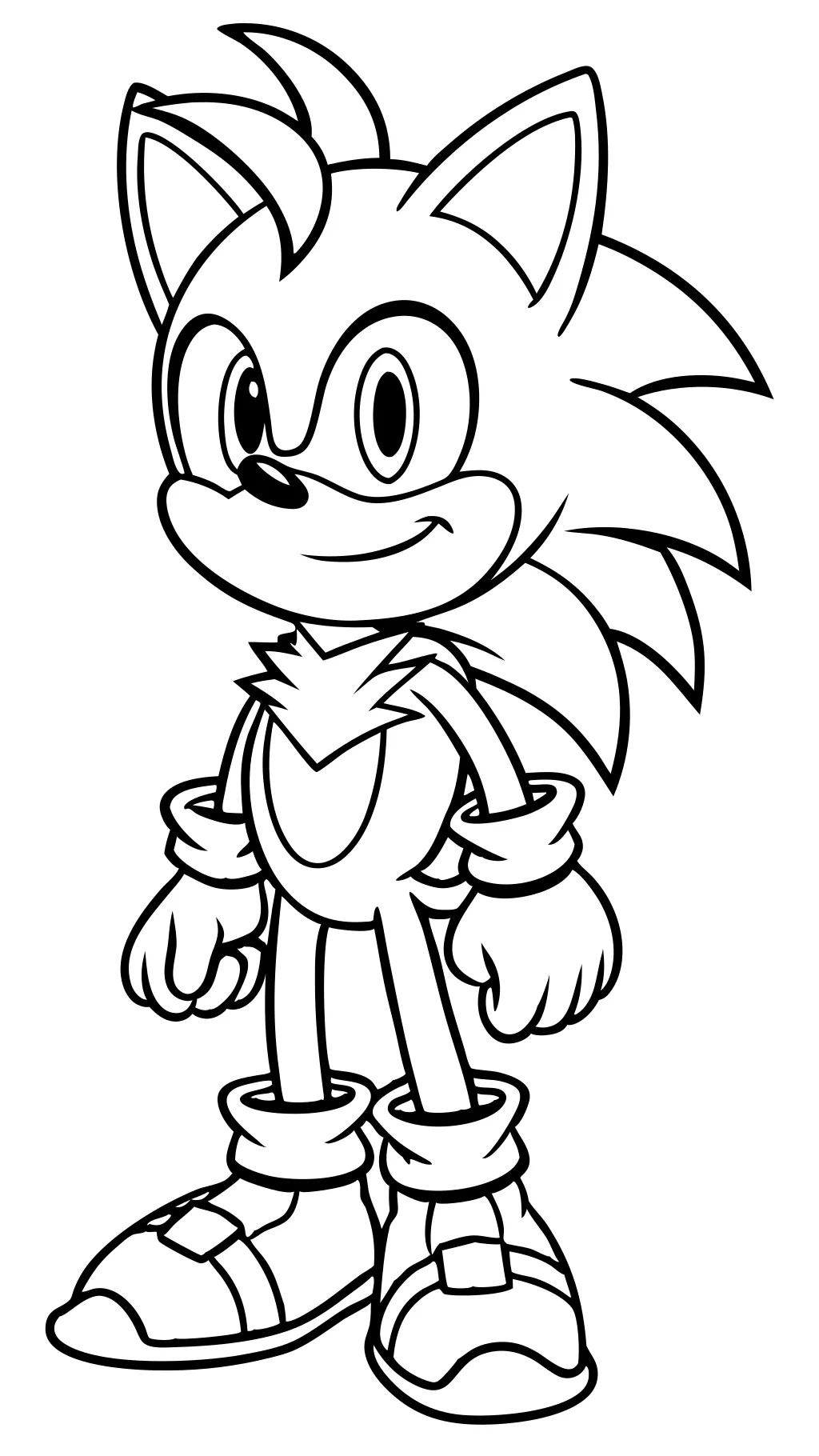 coloriages de films de Sonic the Hedgehog